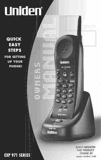Uniden Cordless Telephone EXP 971 Series-page_pdf